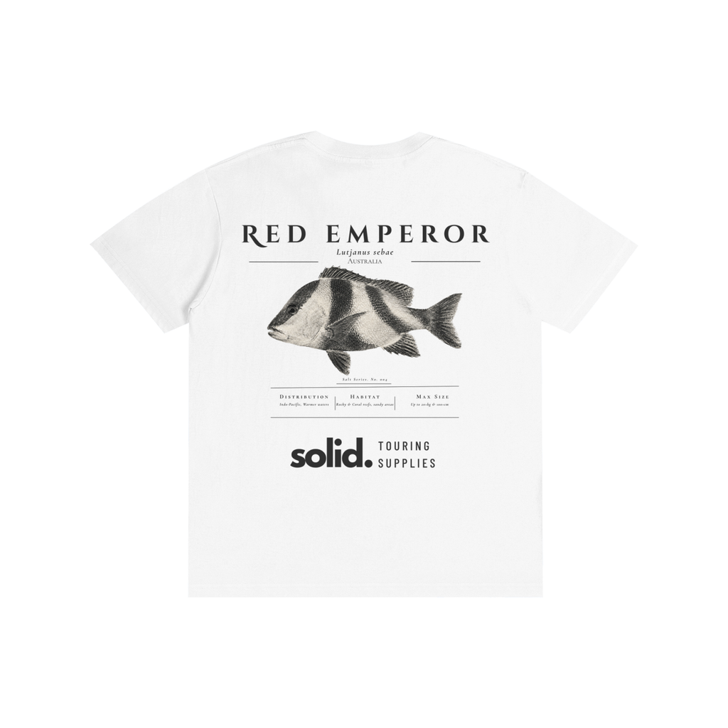 Salt Series 004 - Red Emperor - Charcoal Text