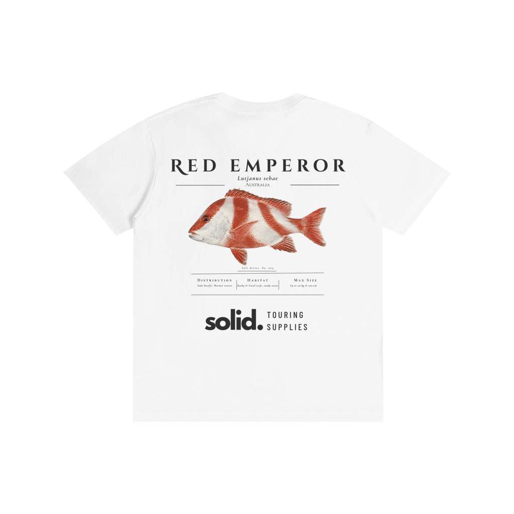 Salt Series 004 - Red Emperor - Charcoal Text