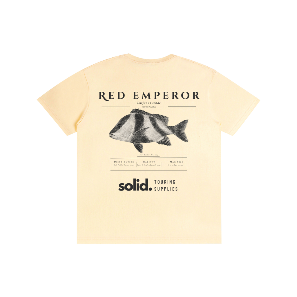 Salt Series 004 - Red Emperor - Charcoal Text