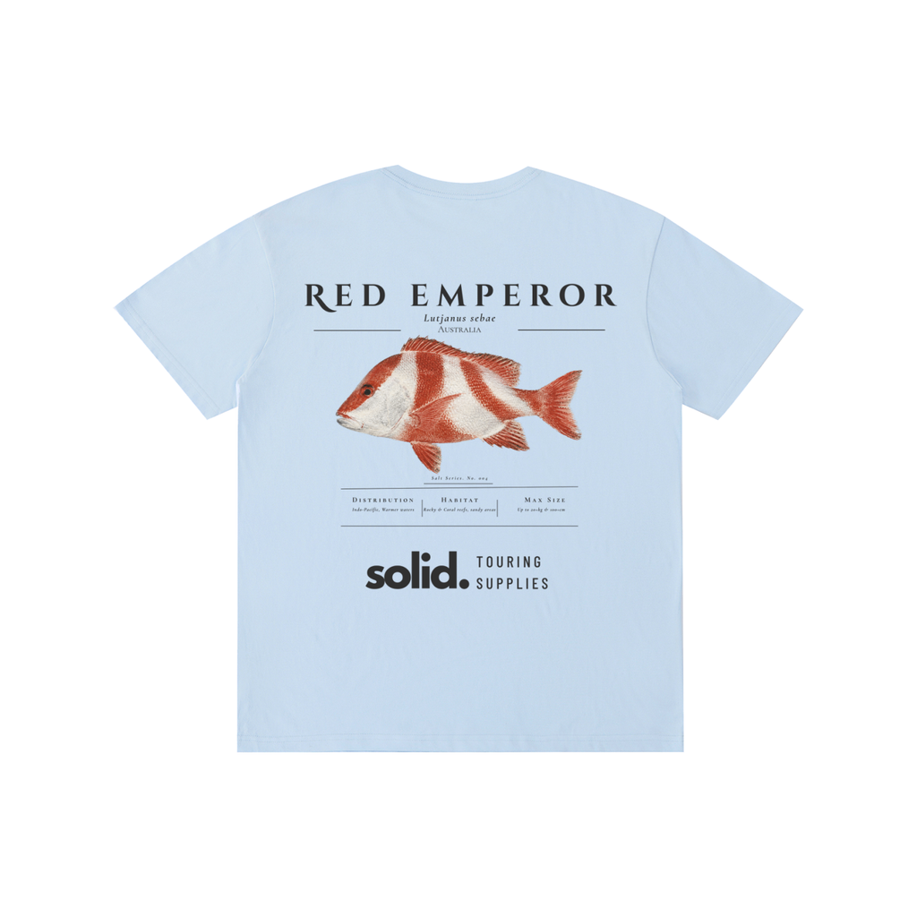 Salt Series 004 - Red Emperor - Charcoal Text