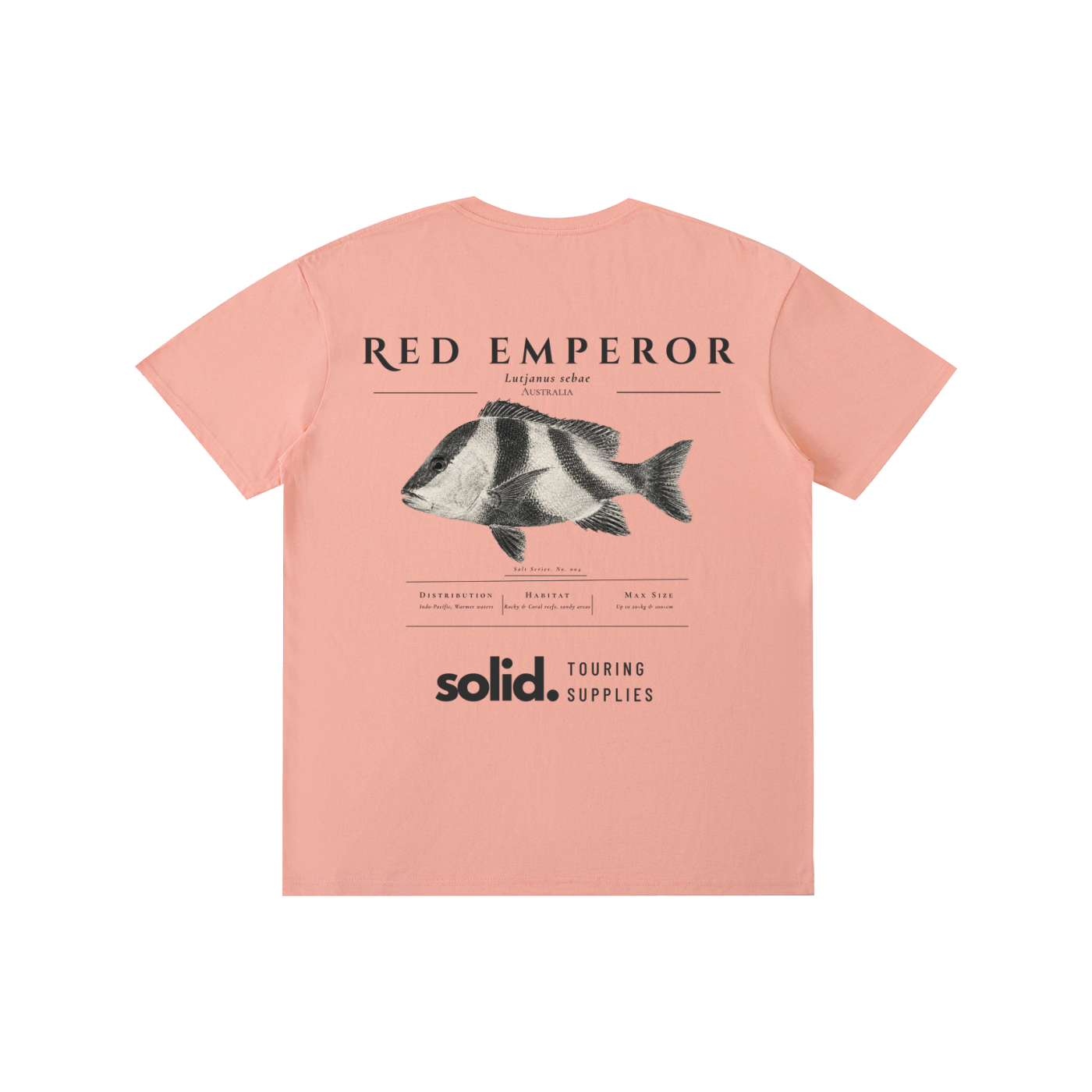 Salt Series 004 - Red Emperor - Charcoal Text
