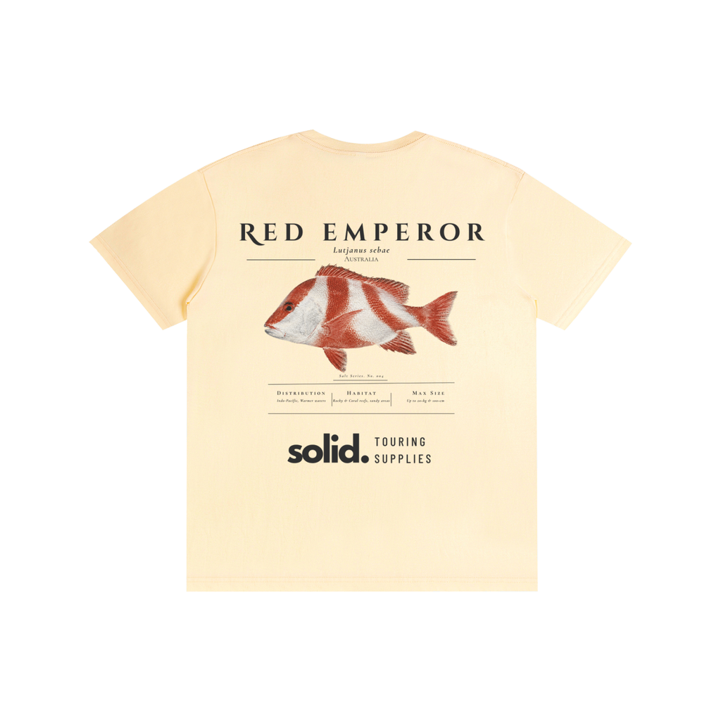 Salt Series 004 - Red Emperor - Charcoal Text
